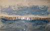 Blue Swirling Landscape