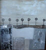 Cream and Grey Abstract Landscape